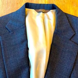 Paul Stuart Blazer | 36R | blue overcheck